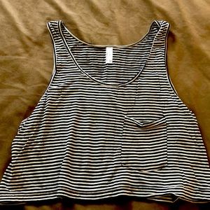 American Apparel Striped Crop Tank - Women’s